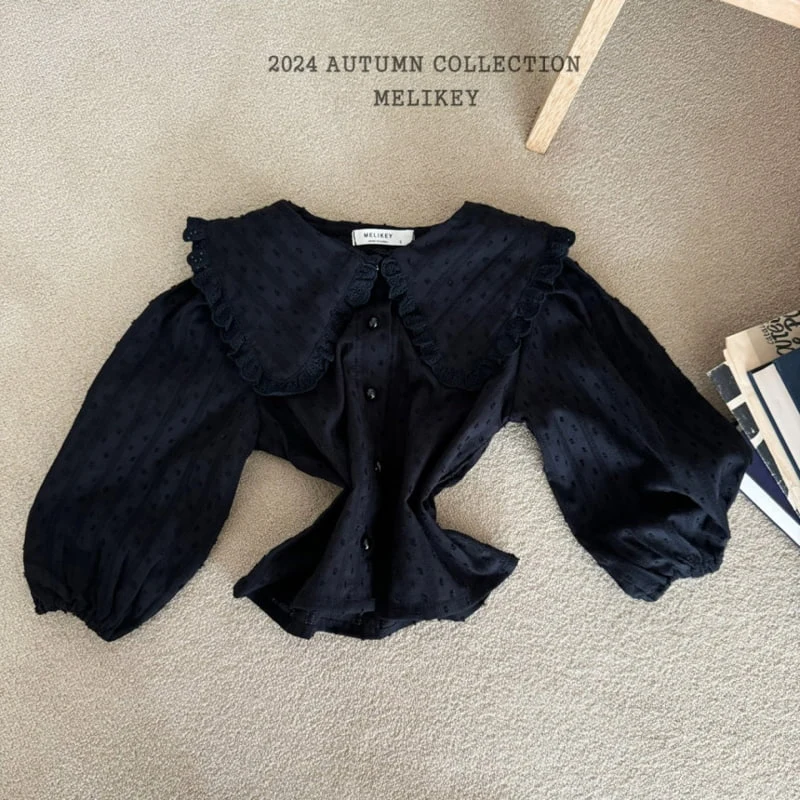 Melikey - Korean Children Fashion - #childofig - French Frill Blouse - 3