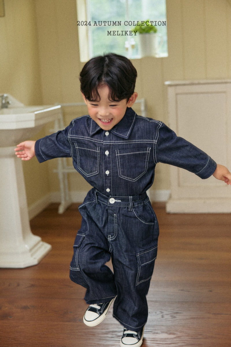 Melikey - Korean Children Fashion - #childrensboutique - Denim Shirts - 9