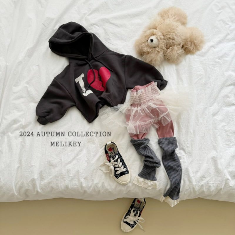 Melikey - Korean Children Fashion - #designkidswear - I Love Hood Top - 12