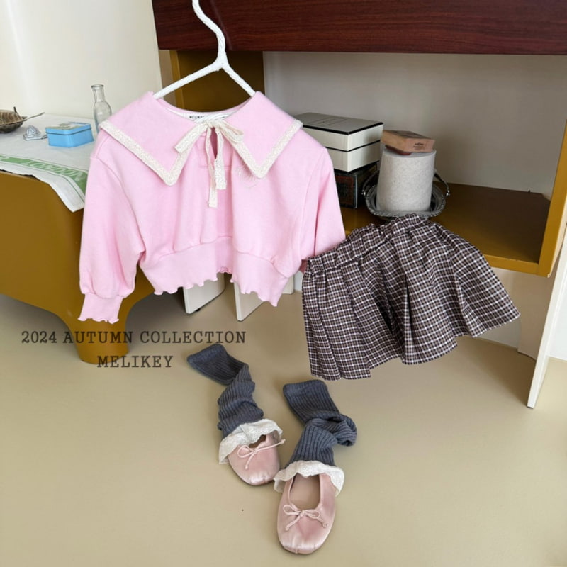 Melikey - Korean Children Fashion - #designkidswear - Check Pleats Skirt - 10