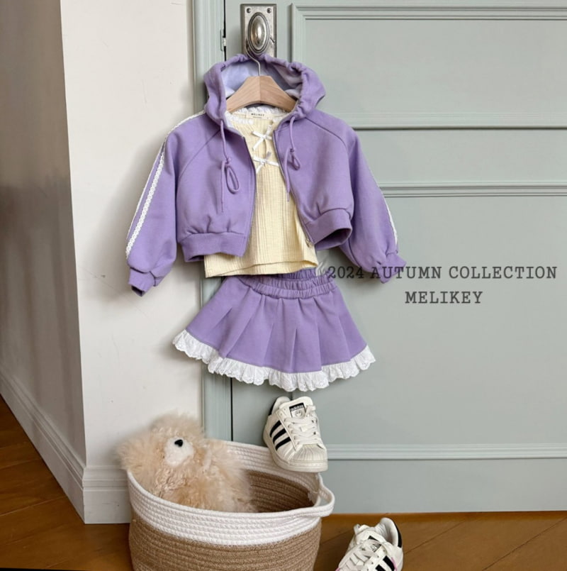 Melikey - Korean Children Fashion - #designkidswear - Rib Ribbon Tee - 9