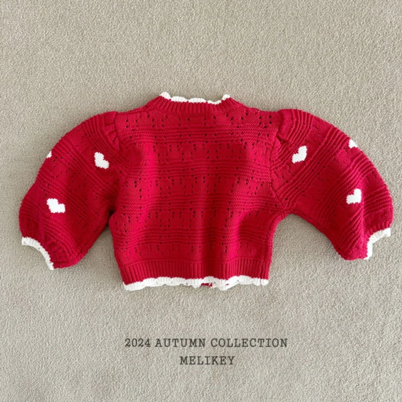 Melikey - Korean Children Fashion - #designkidswear - Lovely Knit Cardigan - 5