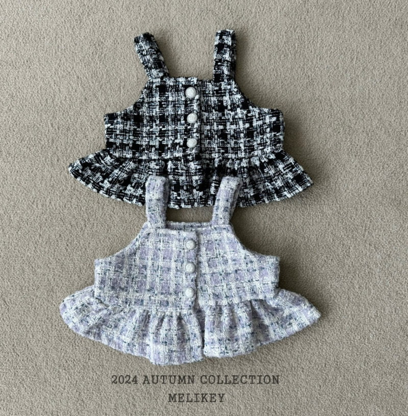 Melikey - Korean Children Fashion - #discoveringself - Tweed Bustier - 12