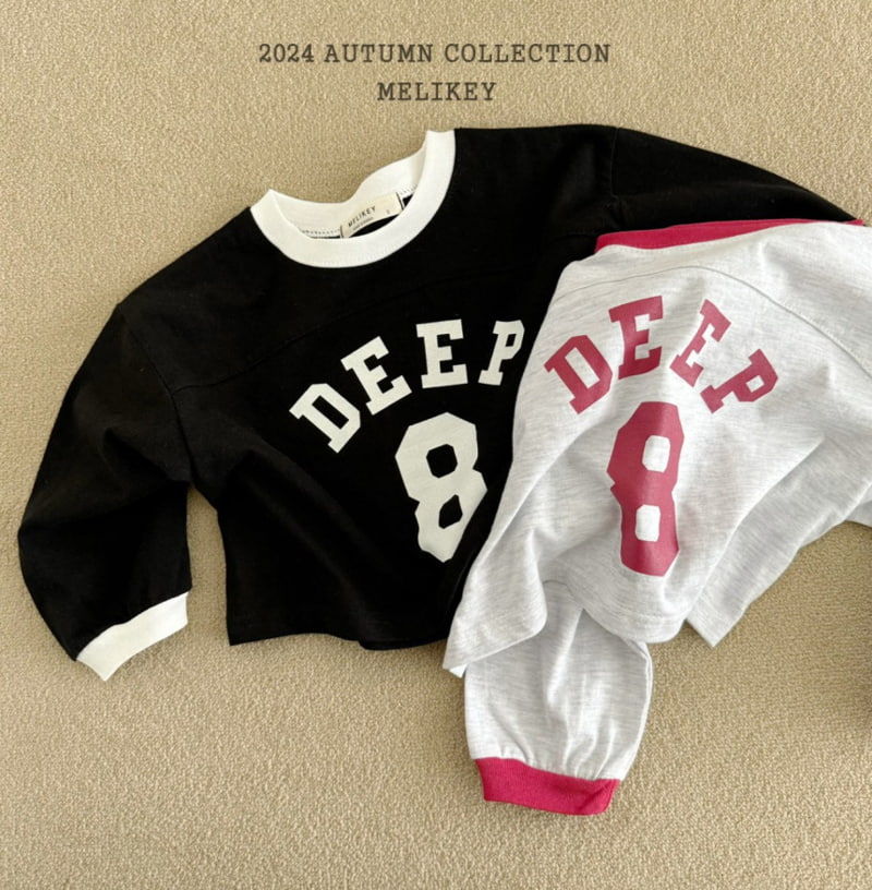 Melikey - Korean Children Fashion - #fashionkids - Deep 8 Tee