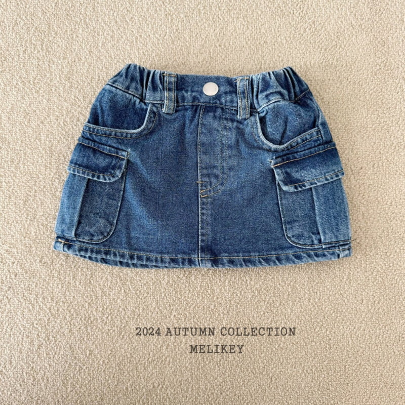 Melikey - Korean Children Fashion - #kidsshorts - Cargo Mini Skirt - 12