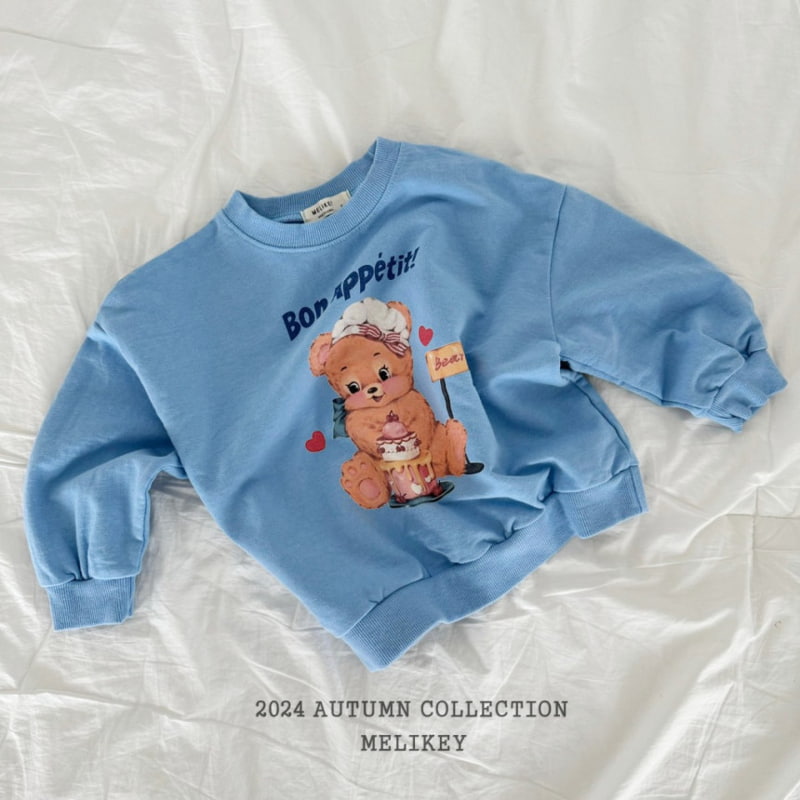 Melikey - Korean Children Fashion - #kidsshorts - Bon Bear Sweatshirts - 6