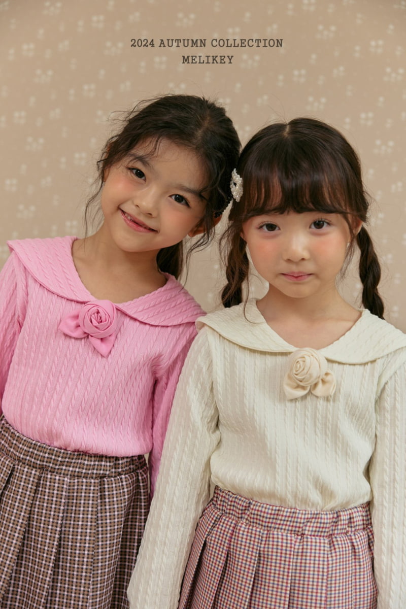 Melikey - Korean Children Fashion - #kidsshorts - Rose Brooch  - 12