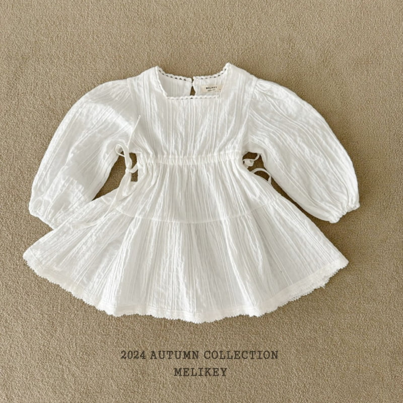 Melikey - Korean Children Fashion - #kidsshorts - Pure Lace One-piece - 11