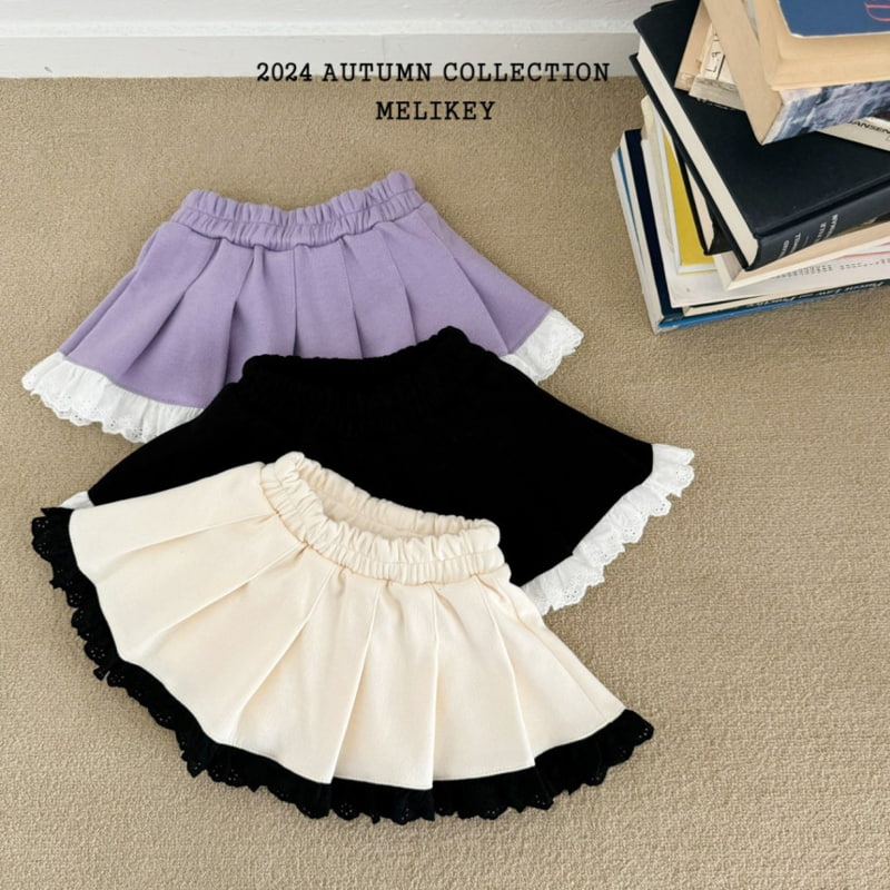 Melikey - Korean Children Fashion - #kidsshorts - Jenny Pleats Skirt