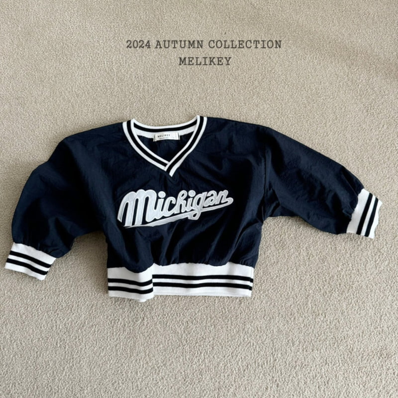 Melikey - Korean Children Fashion - #kidsstore - Michigan Sweatshirts - 6