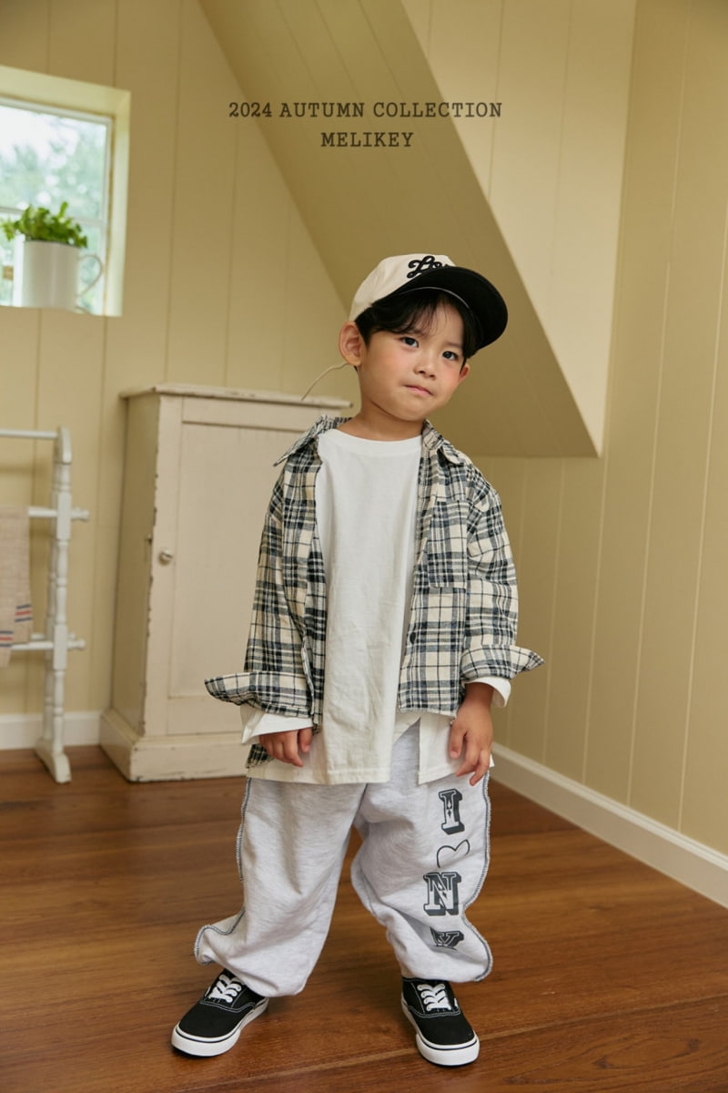 Melikey - Korean Children Fashion - #kidzfashiontrend - NY Jogger Pants - 11