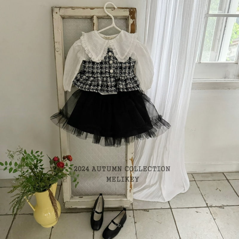 Melikey - Korean Children Fashion - #kidzfashiontrend - Amore Cha Skirt - 5