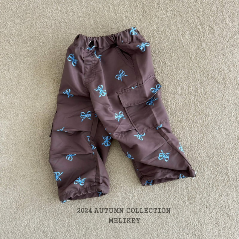 Melikey - Korean Children Fashion - #Kfashion4kids - Two Ribbon Cargo Pants - 4