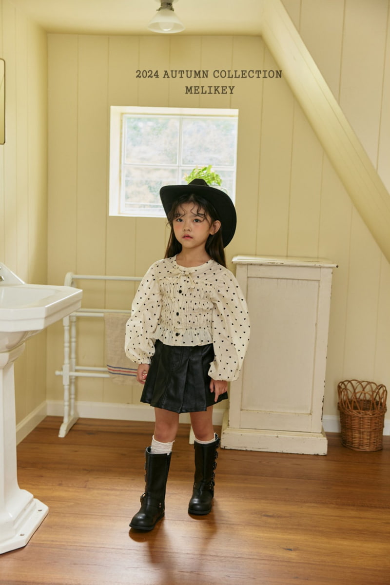 Melikey - Korean Children Fashion - #littlefashionista - Half Tucking Blouse - 7