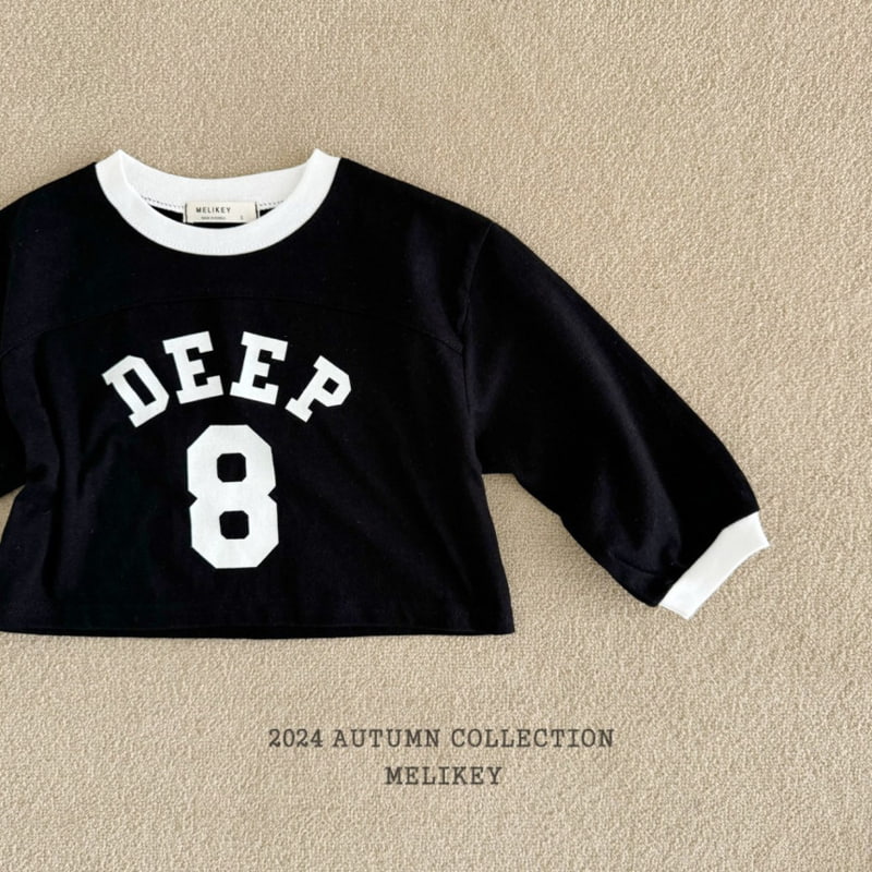 Melikey - Korean Children Fashion - #littlefashionista - Deep 8 Tee - 6