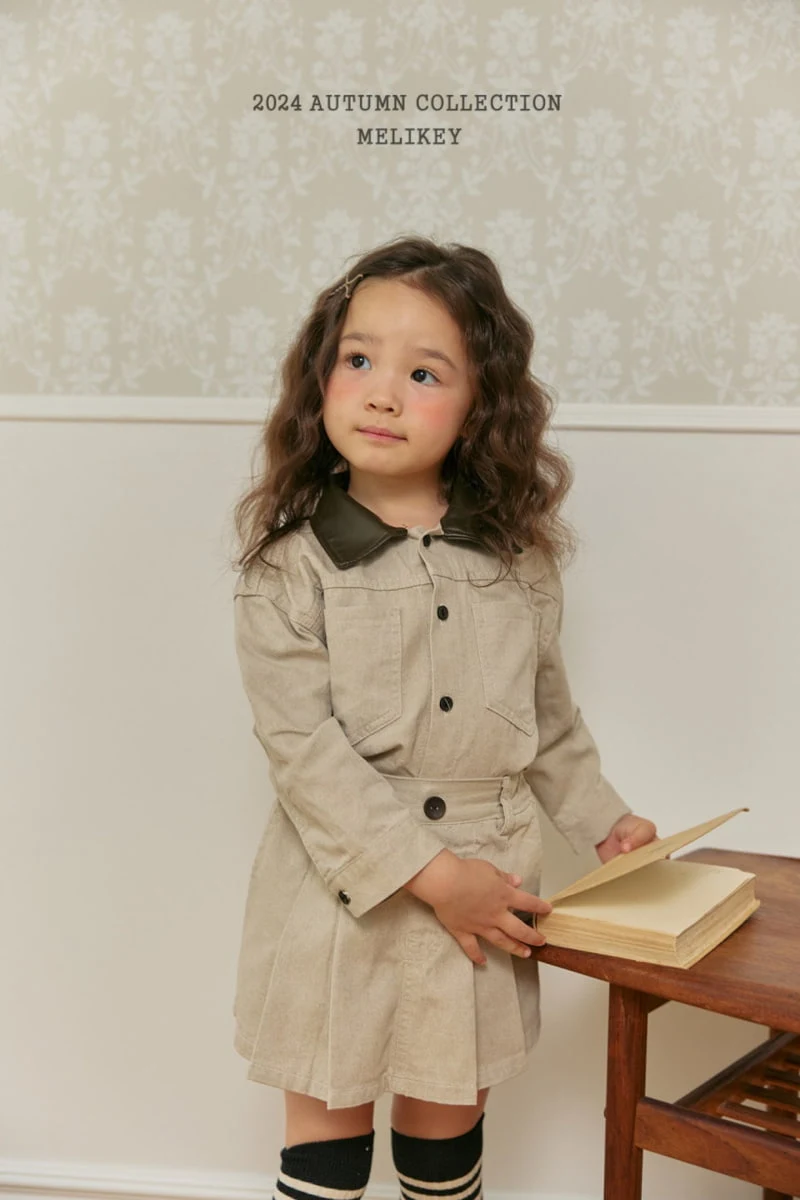 Melikey - Korean Children Fashion - #magicofchildhood - Leather Collar Shirts - 8