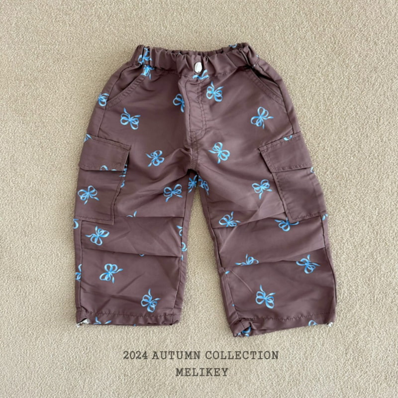 Melikey - Korean Children Fashion - #magicofchildhood - Two Ribbon Cargo Pants - 5