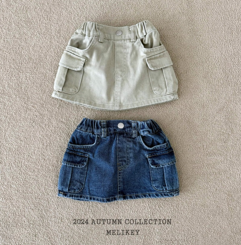 Melikey - Korean Children Fashion - #magicofchildhood - Cargo Mini Skirt