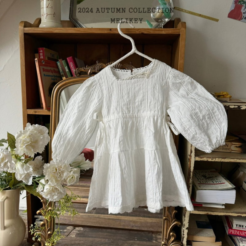 Melikey - Korean Children Fashion - #magicofchildhood - Pure Lace One-piece - 2