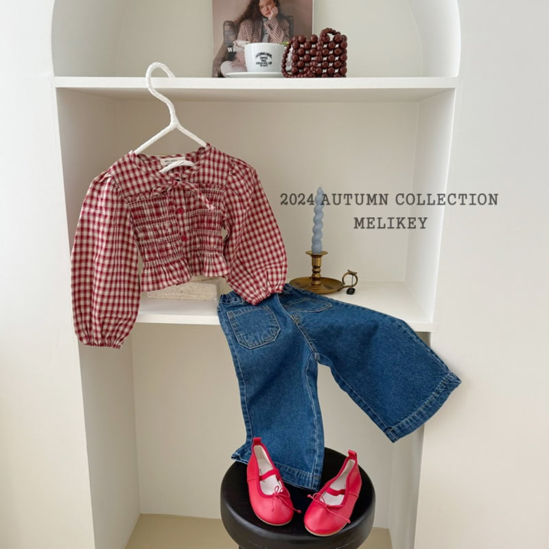 Melikey - Korean Children Fashion - #magicofchildhood - Wide Denim Pants - 11