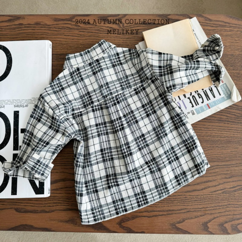 Melikey - Korean Children Fashion - #minifashionista - Vintage Check Shirt - 10