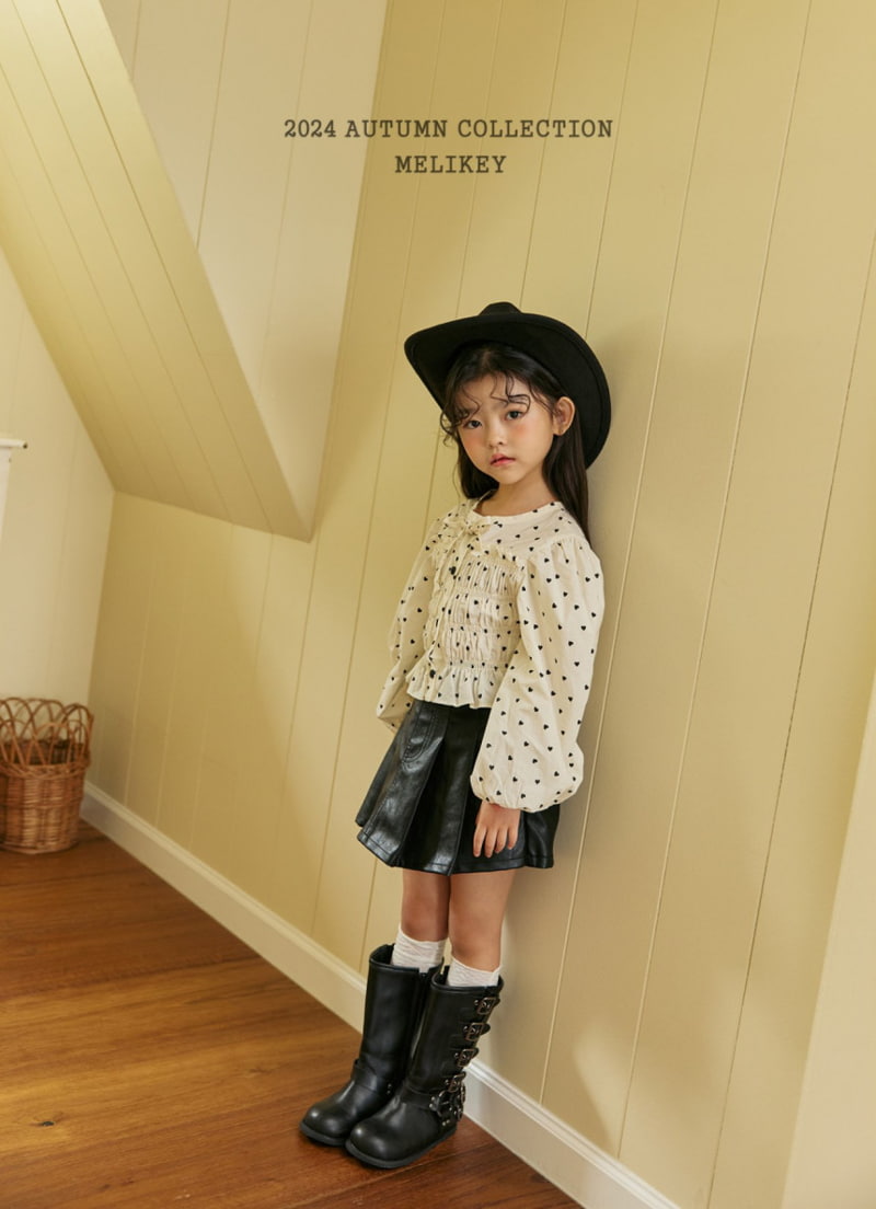 Melikey - Korean Children Fashion - #prettylittlegirls - Half Tucking Blouse - 10