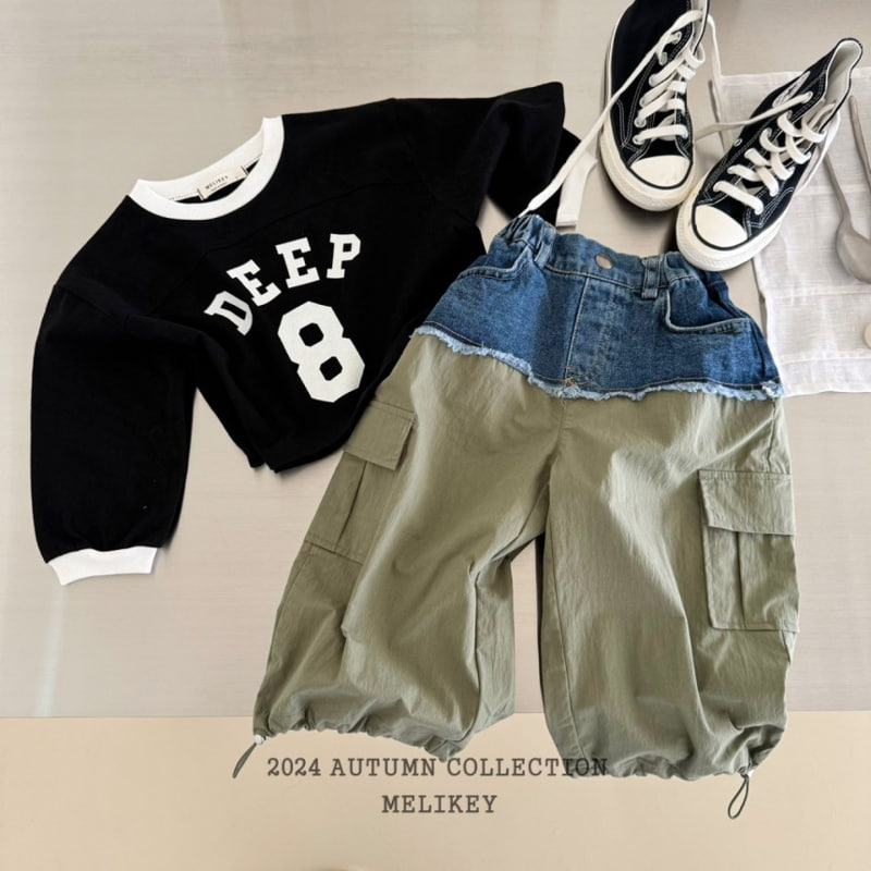 Melikey - Korean Children Fashion - #todddlerfashion - Deep 8 Tee - 10