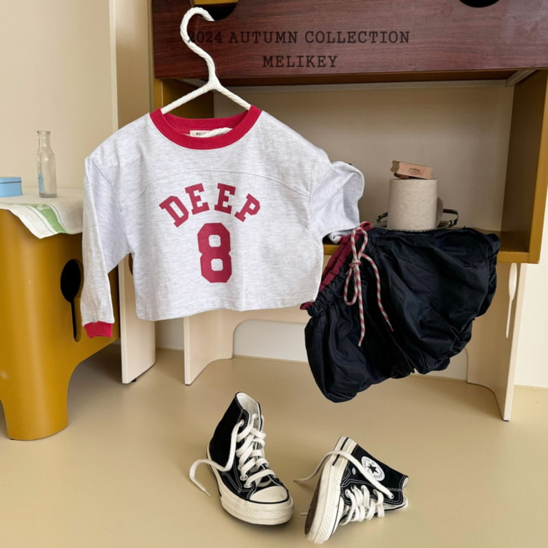 Melikey - Korean Children Fashion - #toddlerclothing - Deep 8 Tee - 11