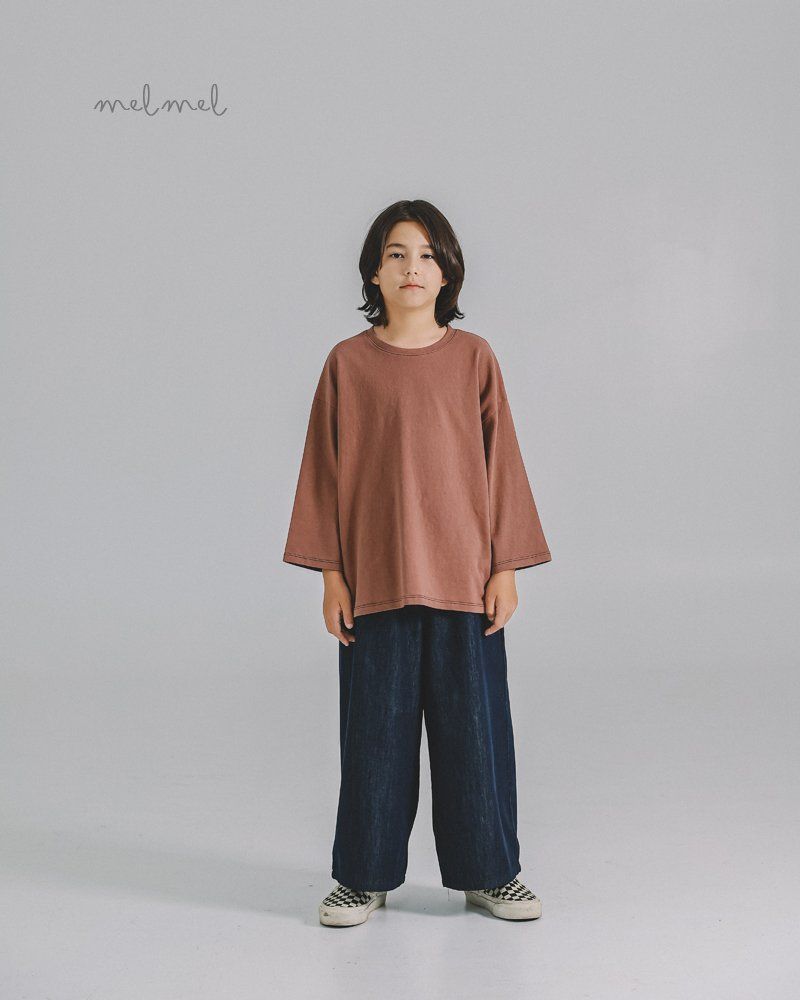 Melmel - Korean Children Fashion - #Kfashion4kids - Non Fade Denim Pants - 10