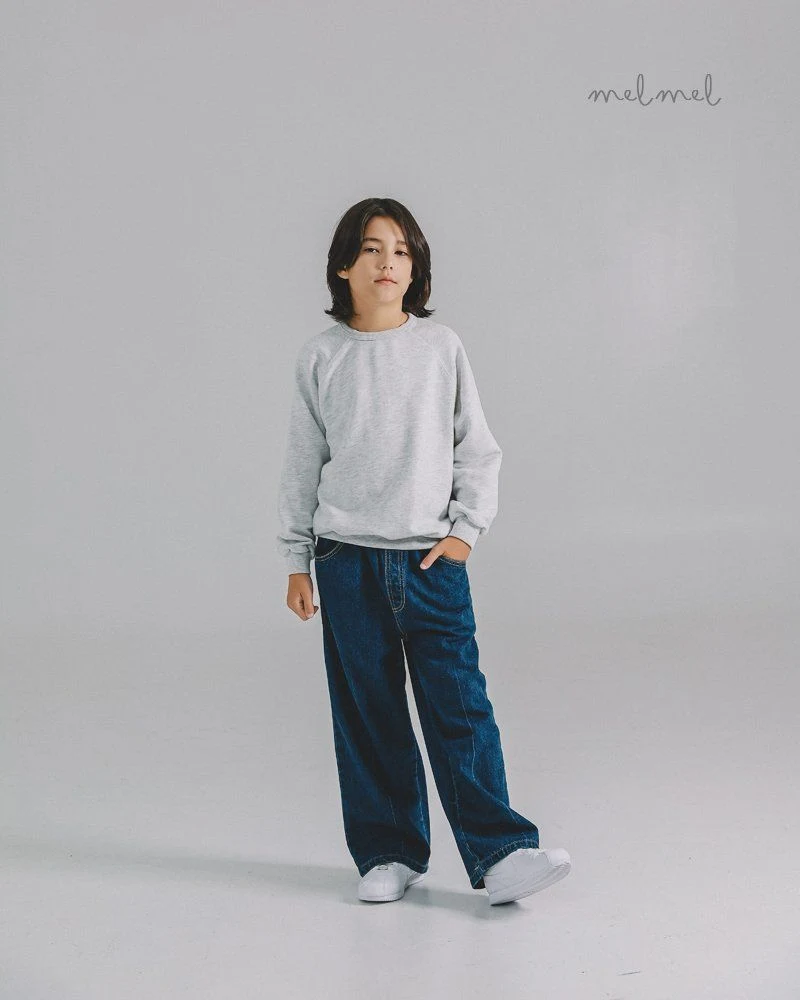 Melmel - Korean Children Fashion - #Kfashion4kids - Straight Denim Pants - 9