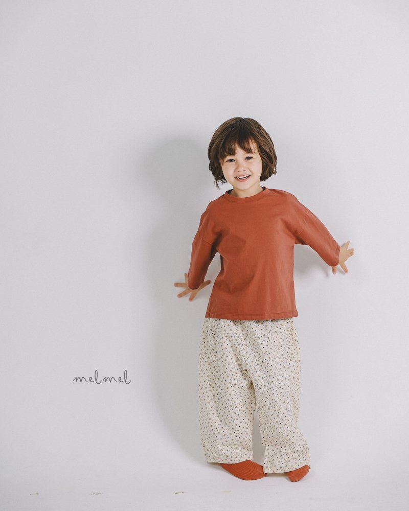 Melmel - Korean Children Fashion - #childofig - Flower Loose Pants - 6