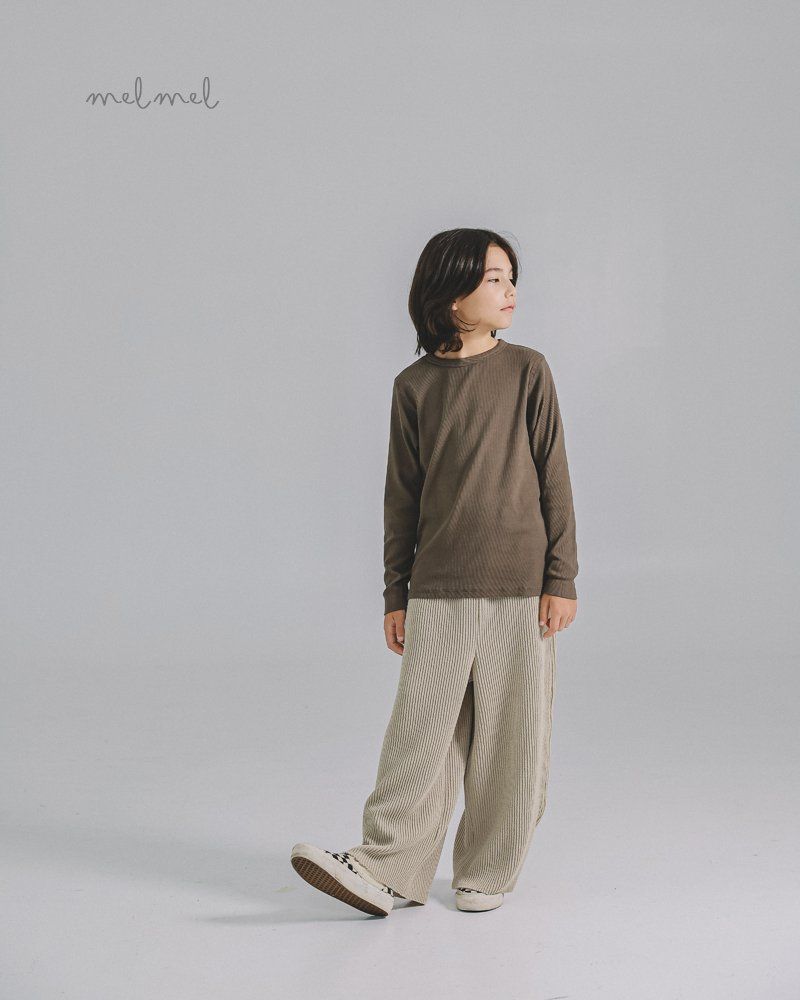 Melmel - Korean Children Fashion - #childofig - Rib Tee - 5