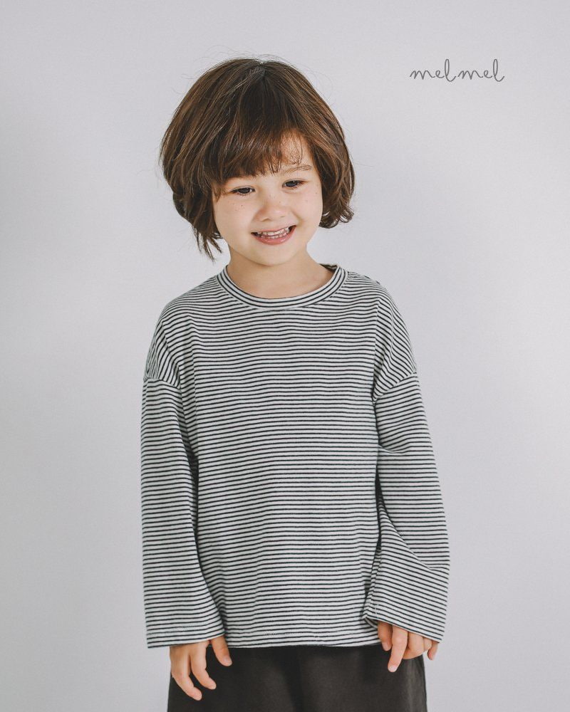 Melmel - Korean Children Fashion - #childofig - Stripe Tee - 5