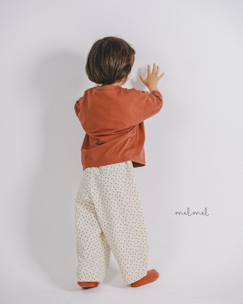 Melmel - Korean Children Fashion - #childrensboutique - Flower Loose Pants - 7