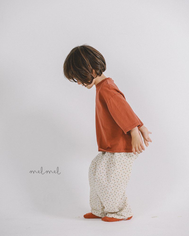 Melmel - Korean Children Fashion - #childofig - Natural Midi Tee - 4