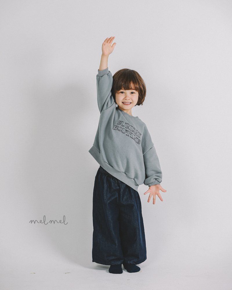 Melmel - Korean Children Fashion - #designkidswear - Sunady Routine Sweatshirts - 12