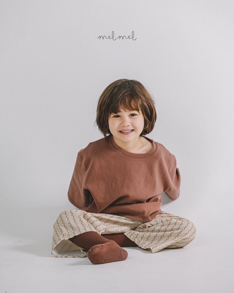 Melmel - Korean Children Fashion - #discoveringself - Overfit Stitch Tee - 7