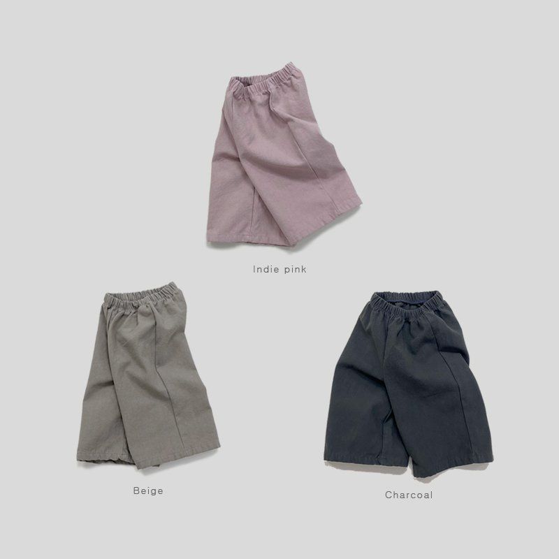 Melmel - Korean Children Fashion - #discoveringself - Wide Ankle Pants