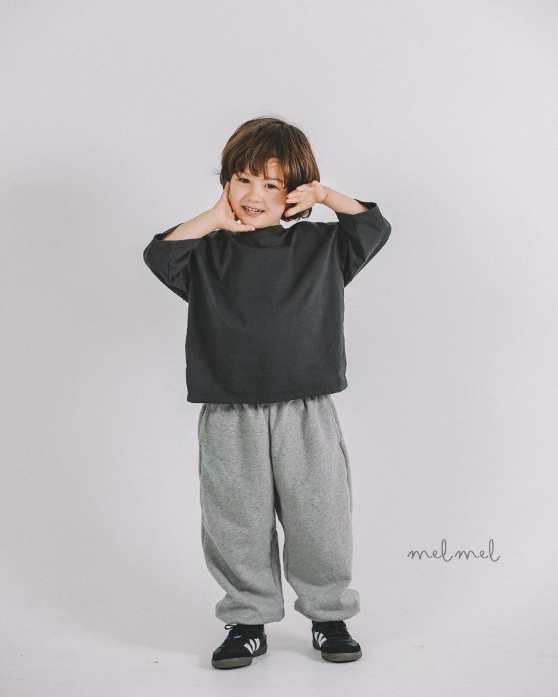 Melmel - Korean Children Fashion - #fashionkids - Natural Midi Tee - 7