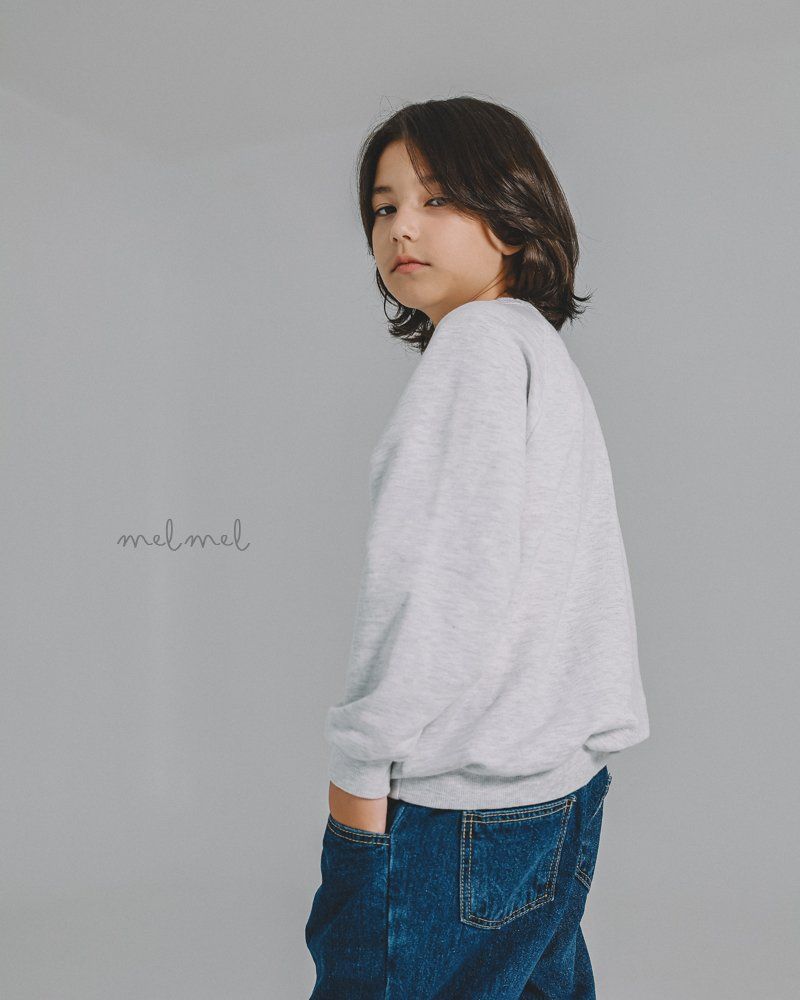 Melmel - Korean Children Fashion - #kidsshorts - Raglan Sweatshirts - 12