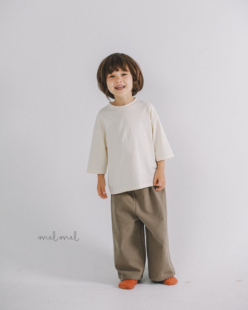 Melmel - Korean Children Fashion - #kidzfashiontrend - Wide Ankle Pants - 5