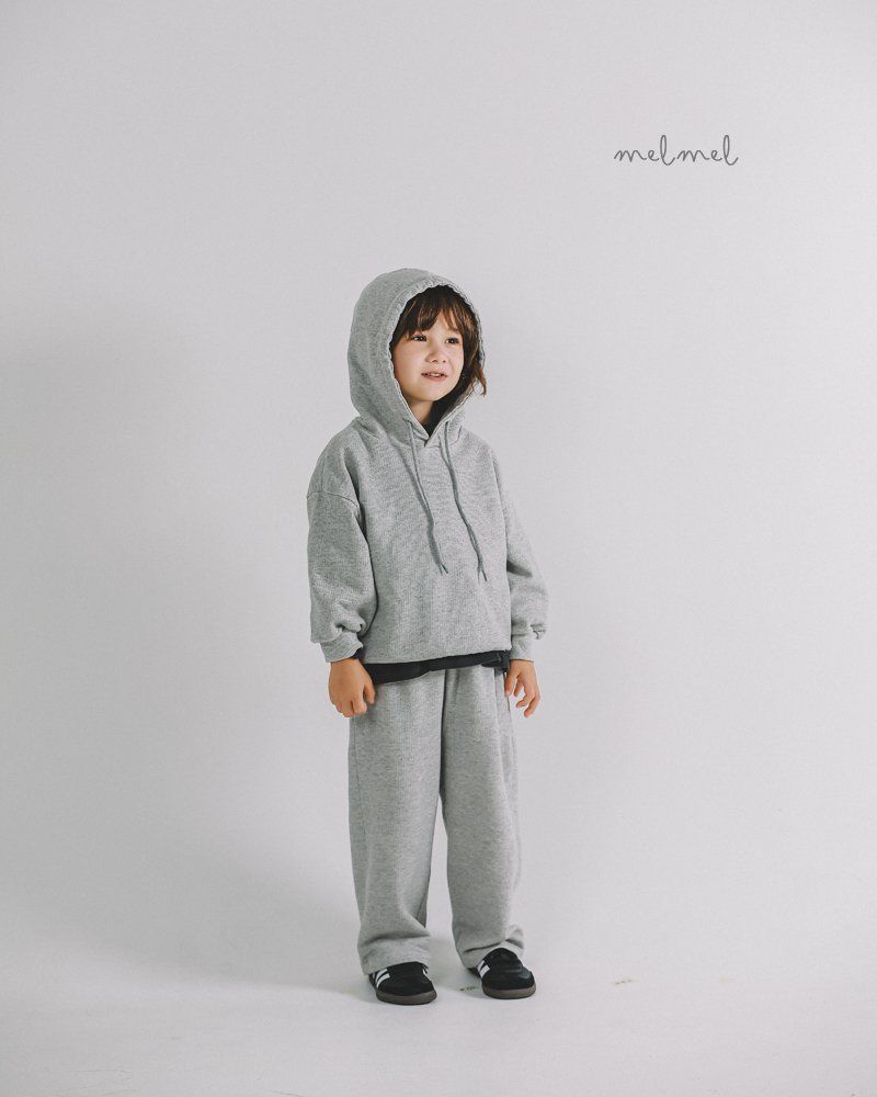 Melmel - Korean Children Fashion - #littlefashionista - Hoodi Set-up - 9