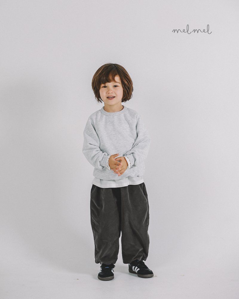 Melmel - Korean Children Fashion - #Kfashion4kids - Corduroy Baggy Pants - 4