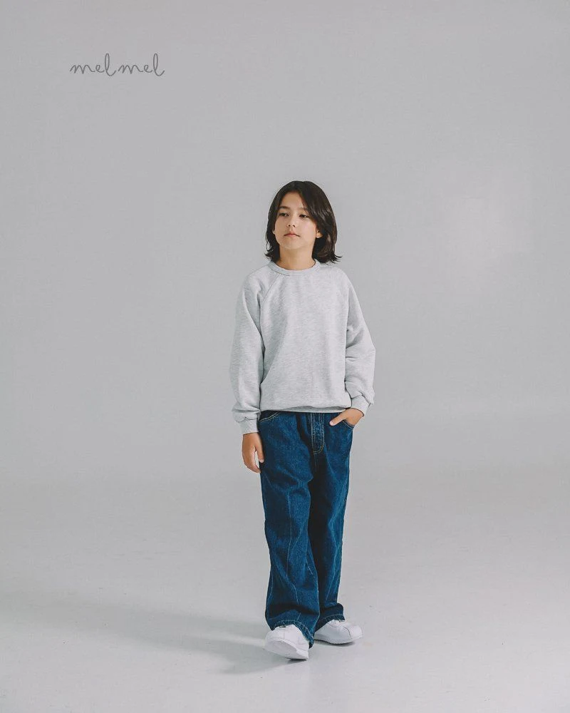 Melmel - Korean Children Fashion - #littlefashionista - Straight Denim Pants - 10