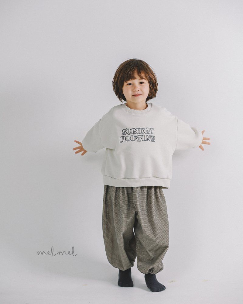 Melmel - Korean Children Fashion - #magicofchildhood - Sunady Routine Sweatshirts - 6