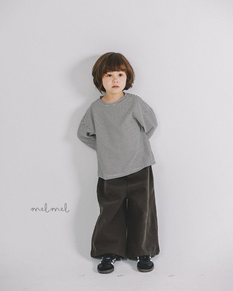 Melmel - Korean Children Fashion - #minifashionista - Wide Ankle Pants - 9