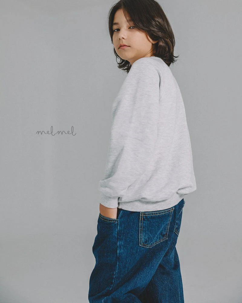 Melmel - Korean Children Fashion - #minifashionista - Straight Denim Pants - 12