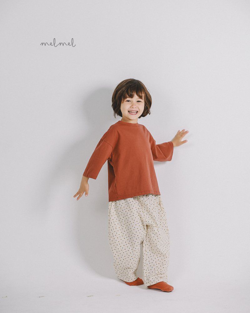 Melmel - Korean Children Fashion - #todddlerfashion - Flower Loose Pants - 3