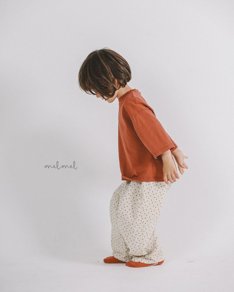 Melmel - Korean Children Fashion - #todddlerfashion - Flower Loose Pants - 4