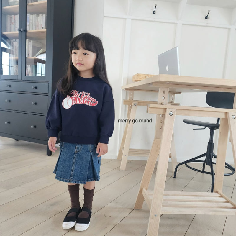 Merry Go Round - Korean Children Fashion - #childrensboutique - Baseball Pullover - 9